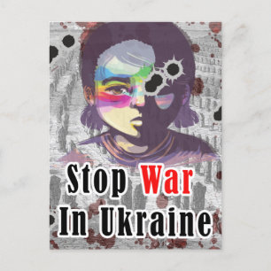Carte Postale Stop War