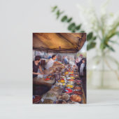 Carte Postale Storefront - Le marché du thé et des épices en ple (Debout devant)