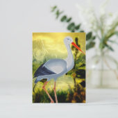 Carte Postale Stork Folk Art (Debout devant)