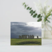 Carte Postale Storm et Stonehenge (Debout devant)