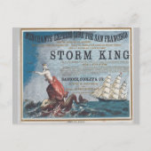 Carte Postale Storm King Clipper voilier (Devant)