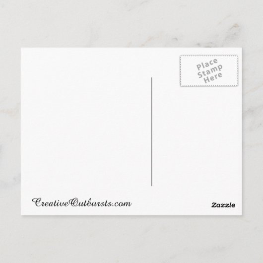 Carte postale Storm Runoff (Dos)