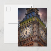 Carte Postale Stormlight sur Big Ben – Londres (Devant / Derrière)