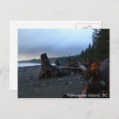 Carte postale Stormy Beach (Devant / Derrière)