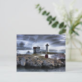 Carte Postale Stormy Cape Neddick "Nubble" (Debout devant)