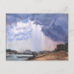 Carte Postale Stormy Day, peinture d'art