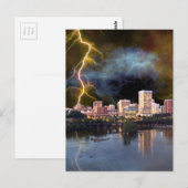 Carte Postale Stormy Richmond Skyline (Devant / Derrière)