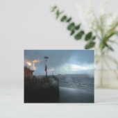 Carte Postale Stormy River Mersey (Debout devant)