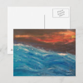 Carte postale Stormy Seas (Devant / Derrière)