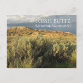 Carte Postale Stormy Sky Fossil Butte Monument National Wyoming (Devant)