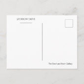 Carte Postale Storrow Drive, BOSTON (Dos)