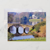 Carte Postale Stourhead Garden, fleurs du Wiltshire (Devant / Derrière)