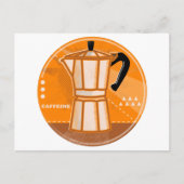 Carte Postale Stove top espresso pot retro (Devant)