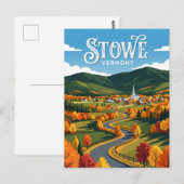 Carte Postale Stowe États-Unis (Devant / Derrière)