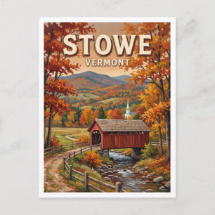 Carte Postale Stowe Hollow Vermont