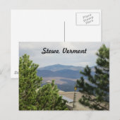 Carte Postale Stowe, Vermont (Devant / Derrière)