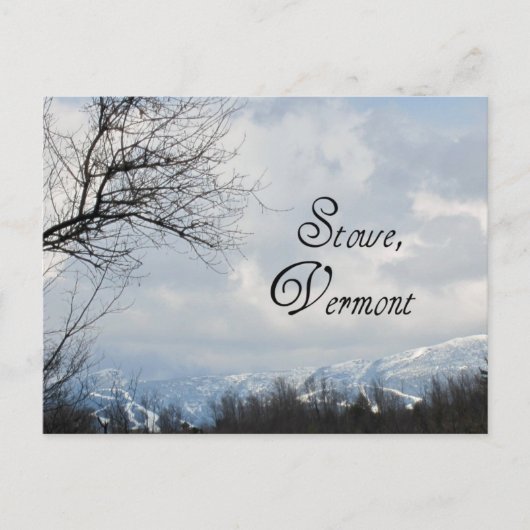 Carte Postale Stowe, Vermont (Devant)