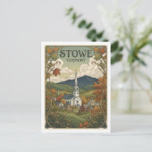 Carte Postale Stowe Vermont (Debout devant)