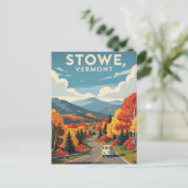 Carte Postale Stowe Vermont Travel (Debout devant)