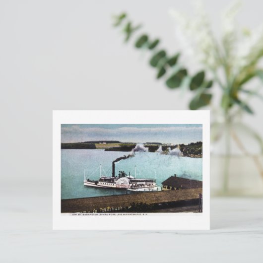 Carte Postale Str. Mont Washington, lac Winnipesaukee, N.H. (Debout devant)