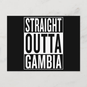 Carte Postale straight outta Gambia