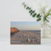 Carte Postale Strand - Plage, Strandkorb, Sylt (Debout devant)