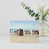 Carte Postale Strandkorb (Debout devant)