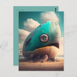 Carte Postale Strange Whale