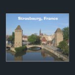 Carte Postale Strasbourg, France<br><div class="desc">Il s'agit d'une carte de prière qui se concentre sur le travail de l'Eglise méthodiste libre en France.  La photo en vedette est une vue de Strasbourg,  France.</div>