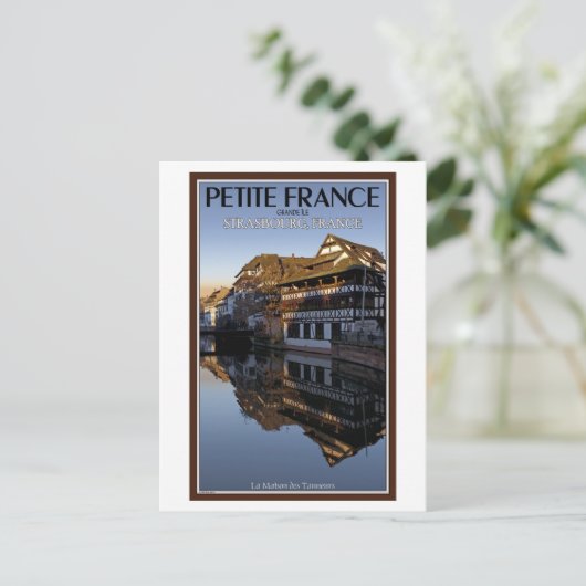 Carte Postale Strasbourg - Ill River Reflections (Debout devant)