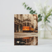 Carte Postale Straßenbahn à Lissabon | Portugal (Debout devant)