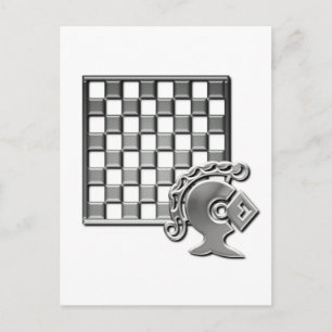 Carte postale Stratégie d'échecs