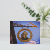 Carte Postale Stratford Guildhall Shakespeare's School Room (Debout devant)