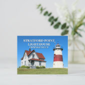 Carte Postale Stratford Point Lighthouse, Connecticut Postcard (Debout devant)