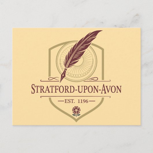 Carte Postale Stratford-upon-Avon Angleterre (Devant)