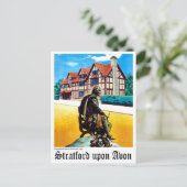 Carte Postale Stratford upon Avon, lieu de naissance de shakespe (Debout devant)