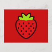 CARTE POSTALE STRAWBERRY (Devant)