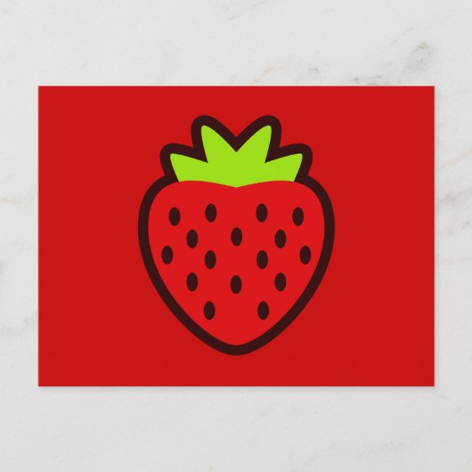 CARTE POSTALE STRAWBERRY (Devant)