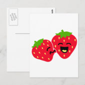 Carte Postale Strawberry Kiss (Devant / Derrière)