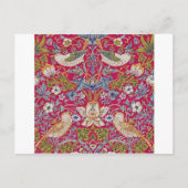 Carte Postale Strawberry Thief, William Morris (Devant)
