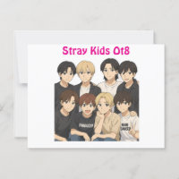 Stray Kids Anime Graphic