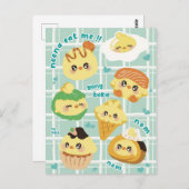 Carte Postale Stray Kids Felix BbokAri dessert mignon (Devant / Derrière)