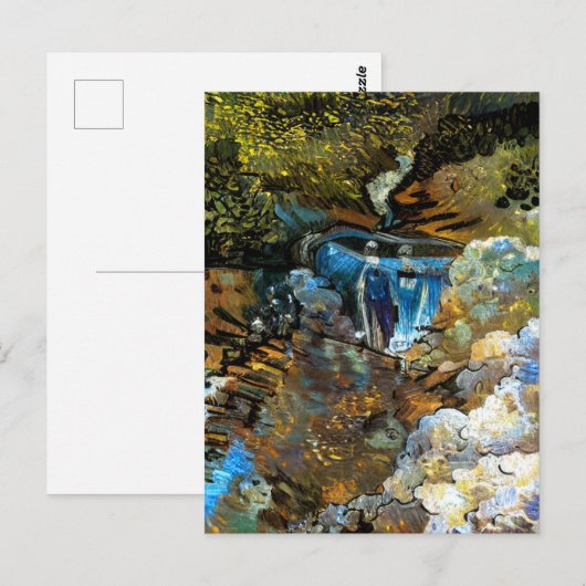 CARTE POSTALE STREAM WATERFALL (Devant / Derrière)