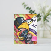 Carte Postale street ART (Debout devant)