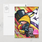 Carte Postale street ART (Devant / Derrière)