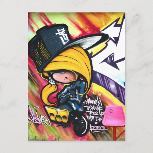 Carte Postale street ART (Devant)