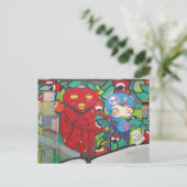 Carte Postale street ART (Debout devant)