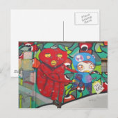 Carte Postale street ART (Devant / Derrière)