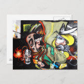 Carte Postale street ART (Devant / Derrière)