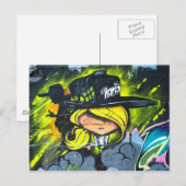 Carte Postale street ART (Devant / Derrière)